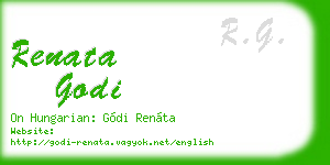 renata godi business card